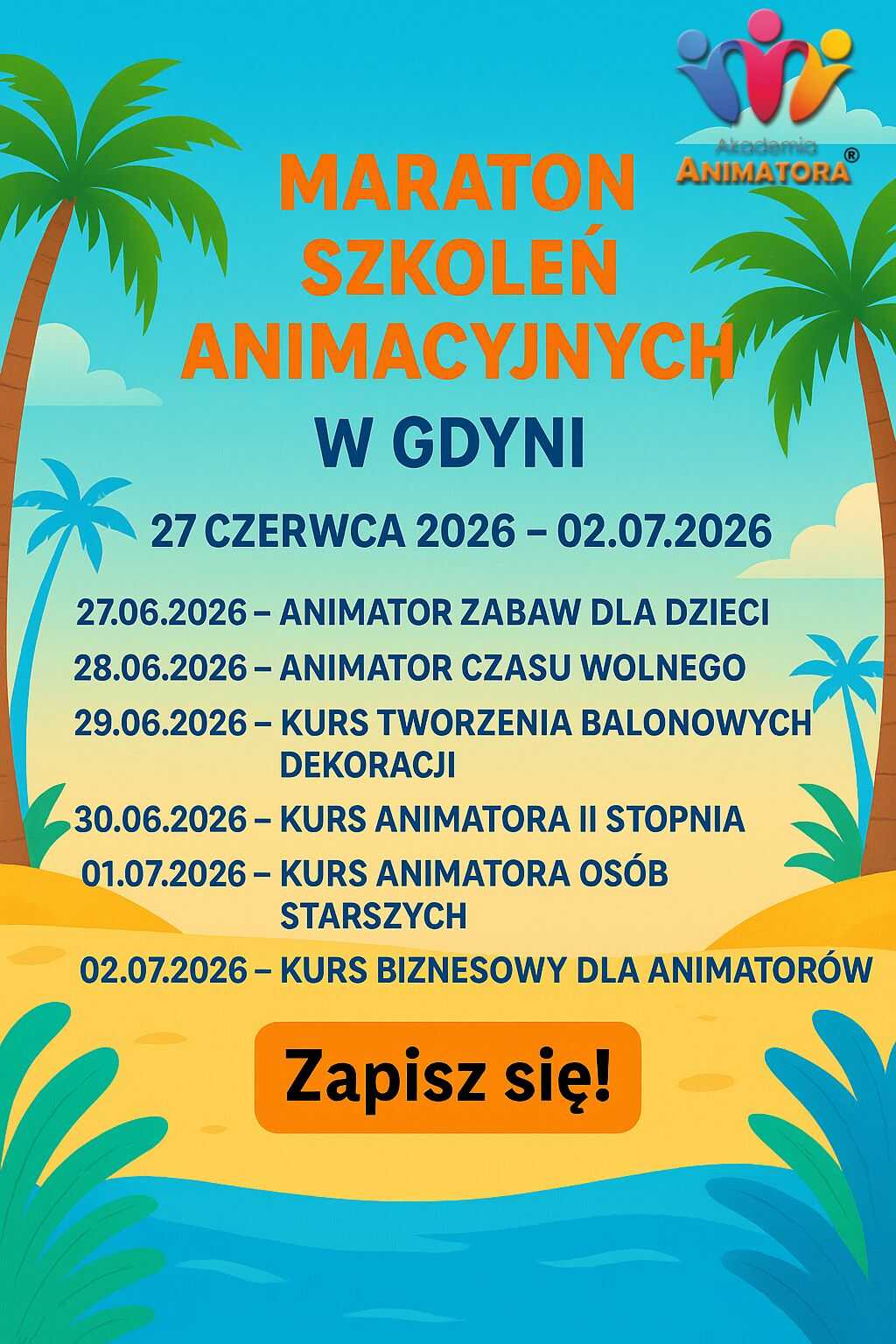 Kurs Animatora W Wakacje